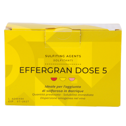 Enartis - Effergran Dose 5 - Sulfiting Agent - Box of 25