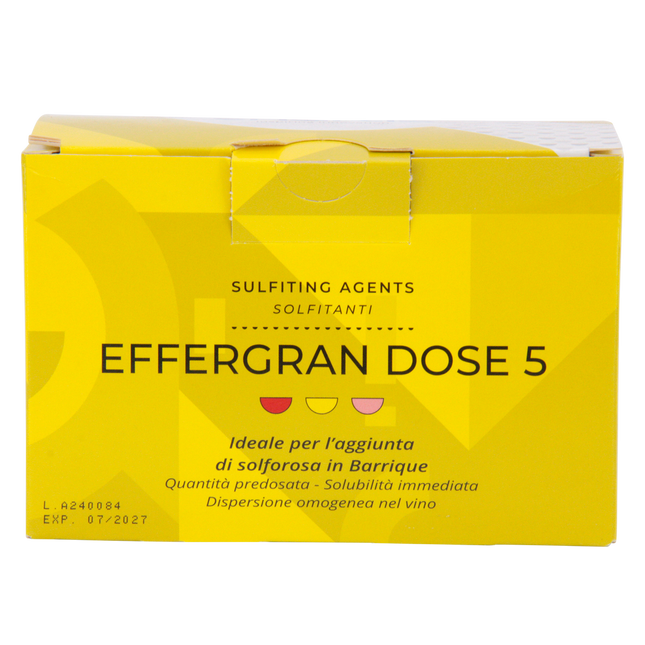 Enartis - Effergran Dose 5 - Sulfiting Agent - Box of 25