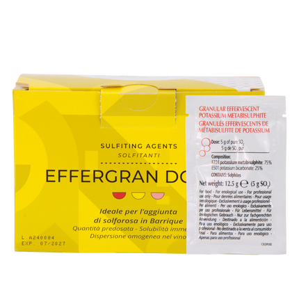 Enartis - Effergran Dose 5 - Sulfiting Agent - Box of 25