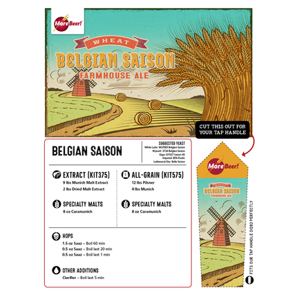 Kit (Extract) - Belgian Saison - Liquid Malt Extract