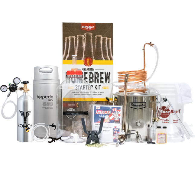 Premium Homebrewing and Kegging Starter Kit