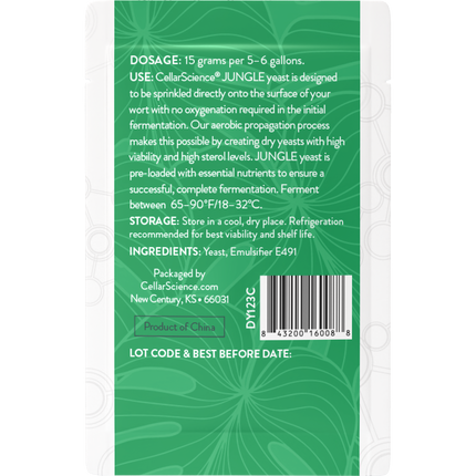 CellarScience - Dry Yeast - JUNGLE  - PLACEHOLDER