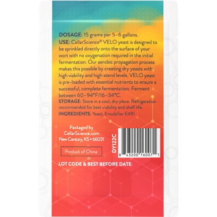CellarScience - Dry Yeast - VELO  - PLACEHOLDER