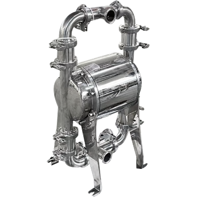 MB - Sanitary Pneumatic Diaphragm Pump - 40 GPM - 1.5 in. T.C.