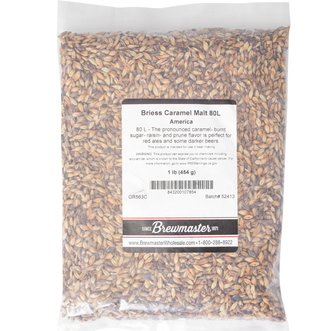 Malt - Briess Caramel 80L - Per Lb (Showroom Only)