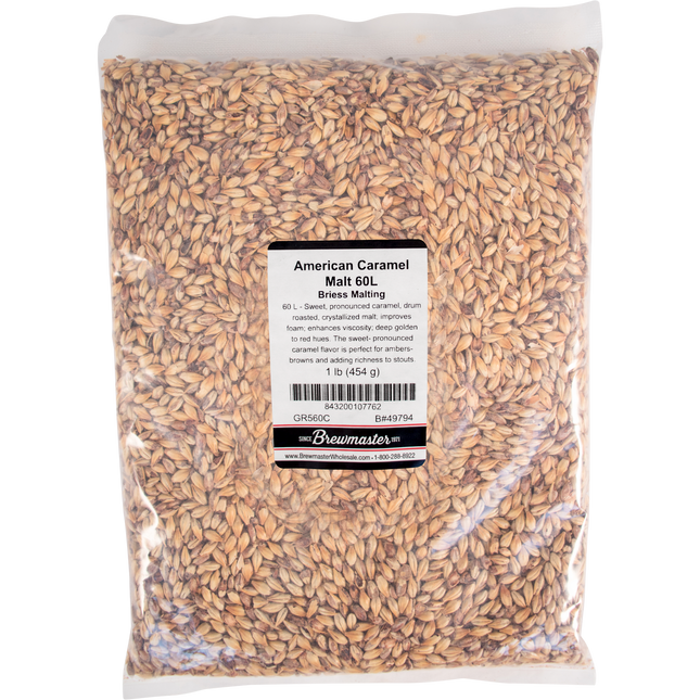 Malt - Caramel 60L - Per Lb (Showroom Only)