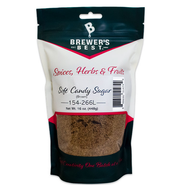 Adjunct - Soft Belgian Candi Sugar (Brown) (1 lb)