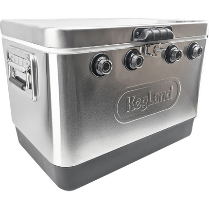 KegLand Stainless 4 Tap Jockey Box - w/o Faucets - Used/ Refurbished