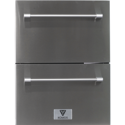 Komos - Drawer Fridge -  24 in. Wide Outdoor Built-In Drawer Fridge