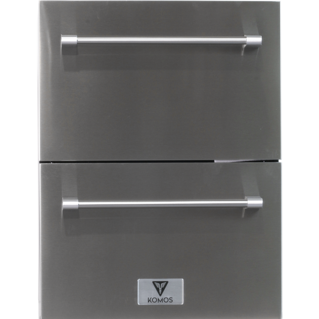 Komos - Drawer Fridge -  24 in. Wide Outdoor Built-In Drawer Fridge