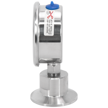 MB - Replacement Part - Pressure/Vacuum Gauge 1.5" T.C. (Oil Filled) - 4 BAR