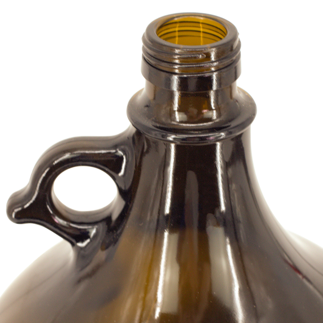 Glass Bottle - 5L Gallon Green Jug with Handle