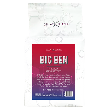 CellarScience - Dry Yeast - BIG BEN  - PLACEHOLDER