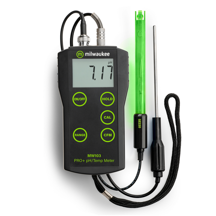 Milwaukee MW103 PRO+ pH and temperature meter