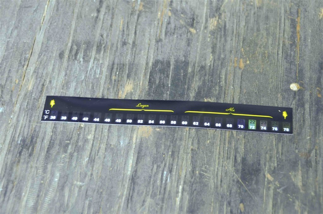 Liquid Crystal Thermometer for ANV Bucket Fermentor