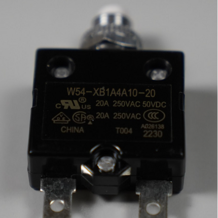 Replacement 18 gallon Foundry Circuit Breakers 20A PUSH TO RESET