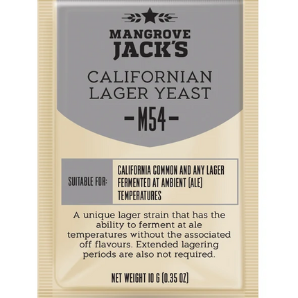 Mangrove Jack's Craft Series Californian Lager Yeast M54 - 10g
