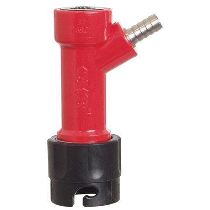 CM Becker - Pin Lock Quick Disconnect (QD) - Bev Out (Red / Black) - Barb