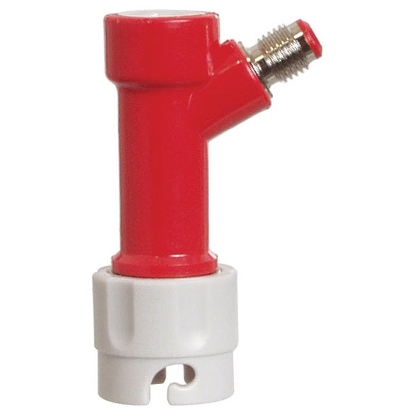 CM Becker - Pin Lock Quick Disconnect (QD) -  Gas In (Red / Gray) - Flare