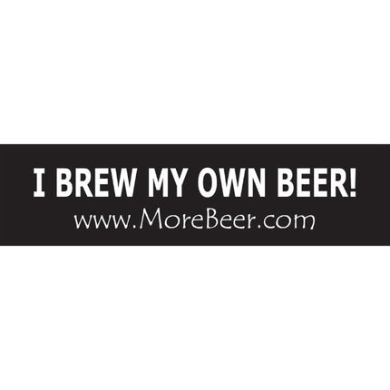 I Brew My Own Beer - Bumper Sticker