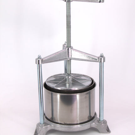 Medium Food Press | Fruit | Cheese | Butter | 14 cm x 12.7 cm | Stainless Steel Basket and Basin - Scratch & Dent